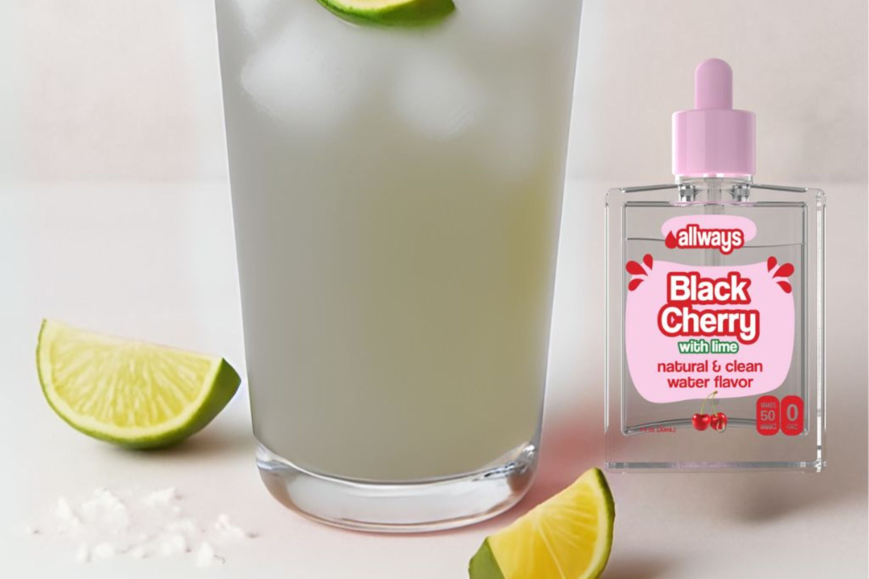 Allways Black Cherry Lime Electrolyte Refresher – Allways Drops