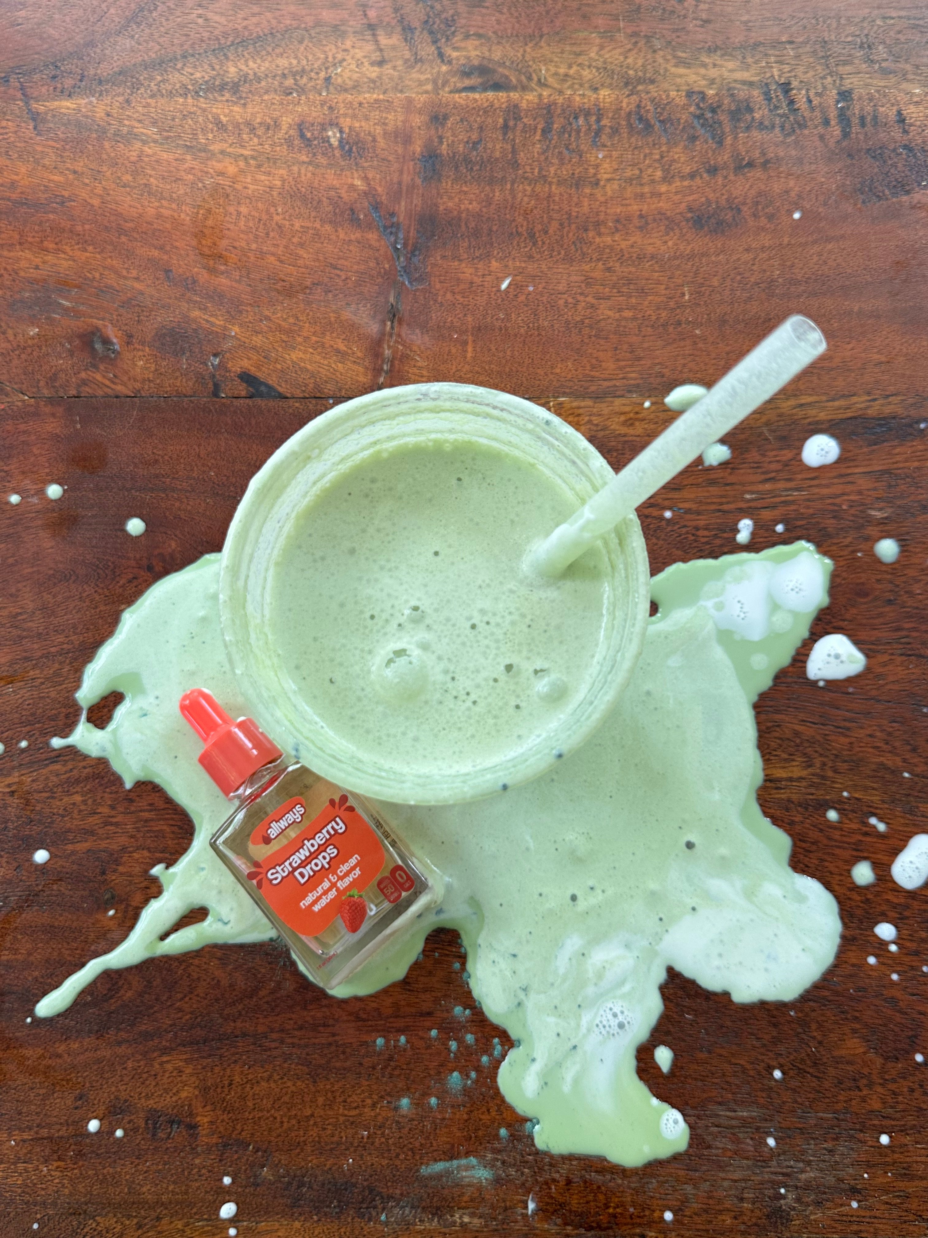 Strawberry Cold Foam Matcha