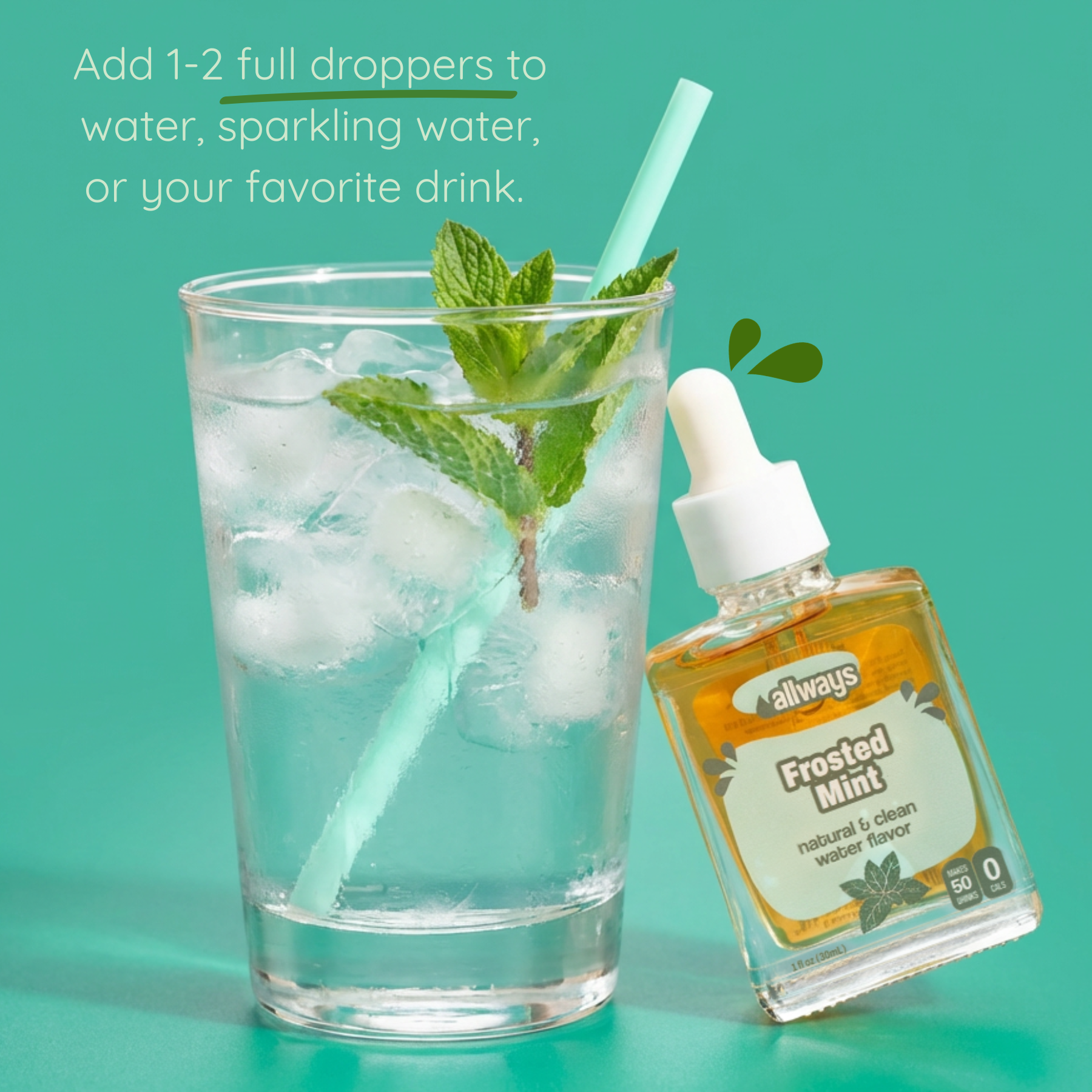 Frosted Mint Drops