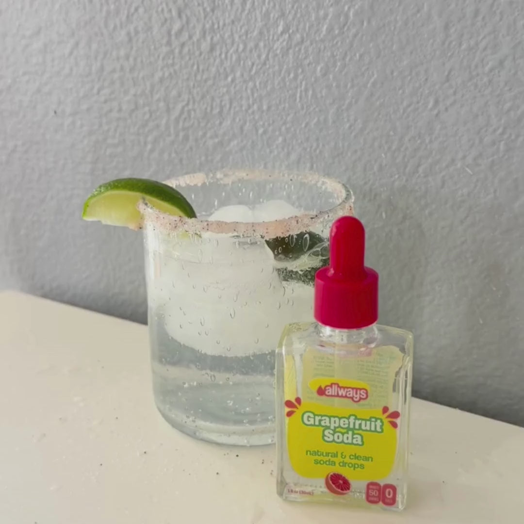 Grapefruit Soda Drops