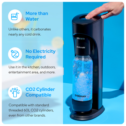 OmniFizz SPECIAL BUNDLE, Sparkling Water and Soda Maker