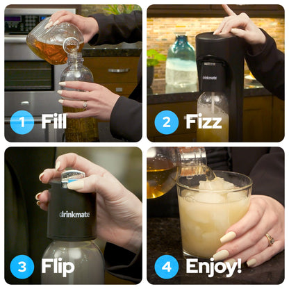 OmniFizz SPECIAL BUNDLE, Sparkling Water and Soda Maker
