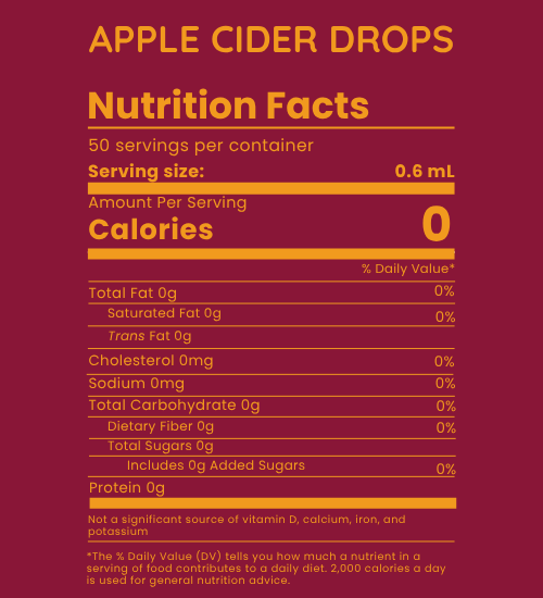 Apple Cider Drops
